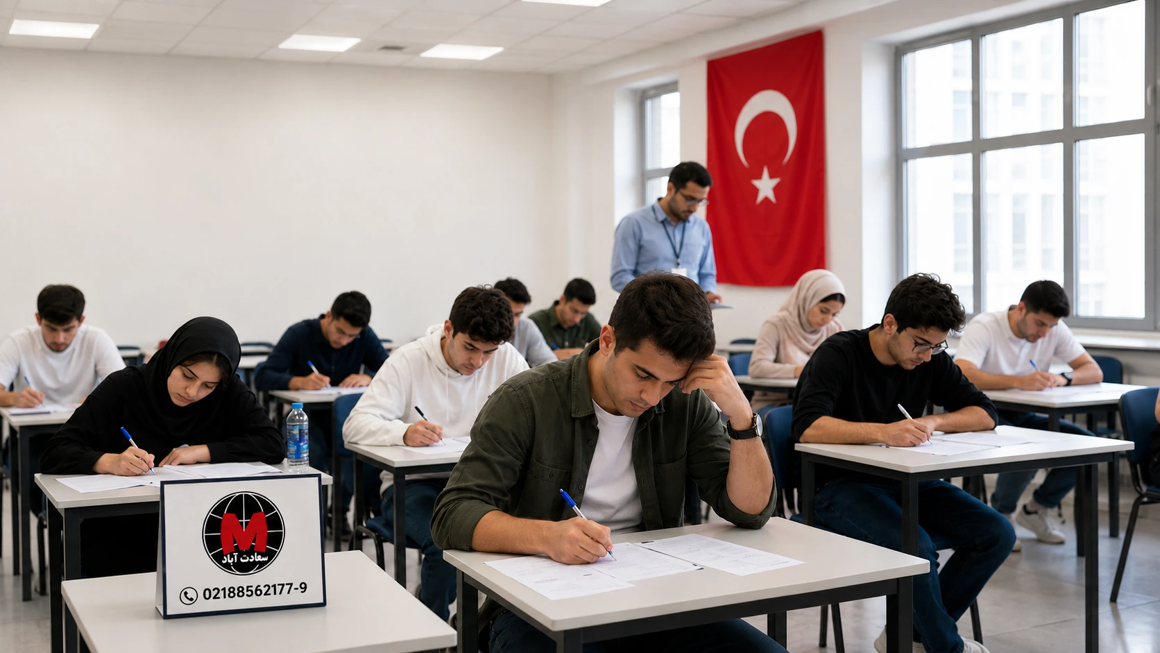 کلاس یوس حضوری و آنلاین متروپل سعادت‌آباد و برگزاری آزمون آزمایشی یوس در محیط آموزشی